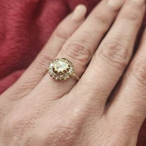Antique Rose Cut Diamond Ring